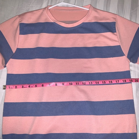 Blue and Pink Striped Sweater - Picture 4 of 6